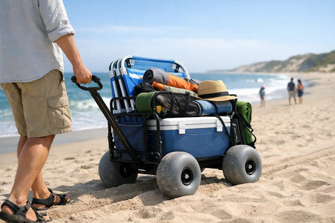 How to Haul Gear on Sand Without the Strain