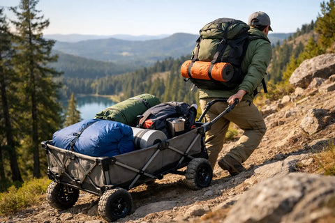How to Haul Camping Equipment Uphill