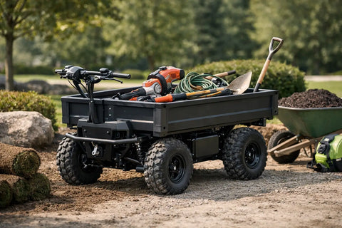 Electric Wagon for Landscapers That Pulls Hard
