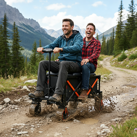Wiseld GT3 4WD Off Road Tire Utility Wagon 40KM Combo